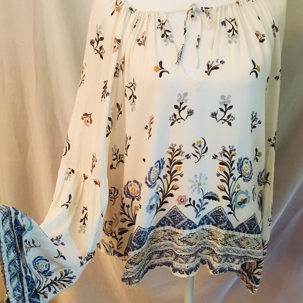 Kimchi Blue floral print top - Picture 4 of 8